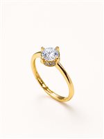 Anello Vidali Gioielli Donna in Oro giallo Zircone ANOR-91-34 - ANOR-91-34